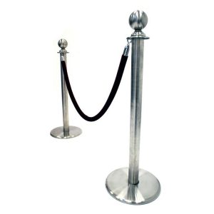 silver barrier post hire